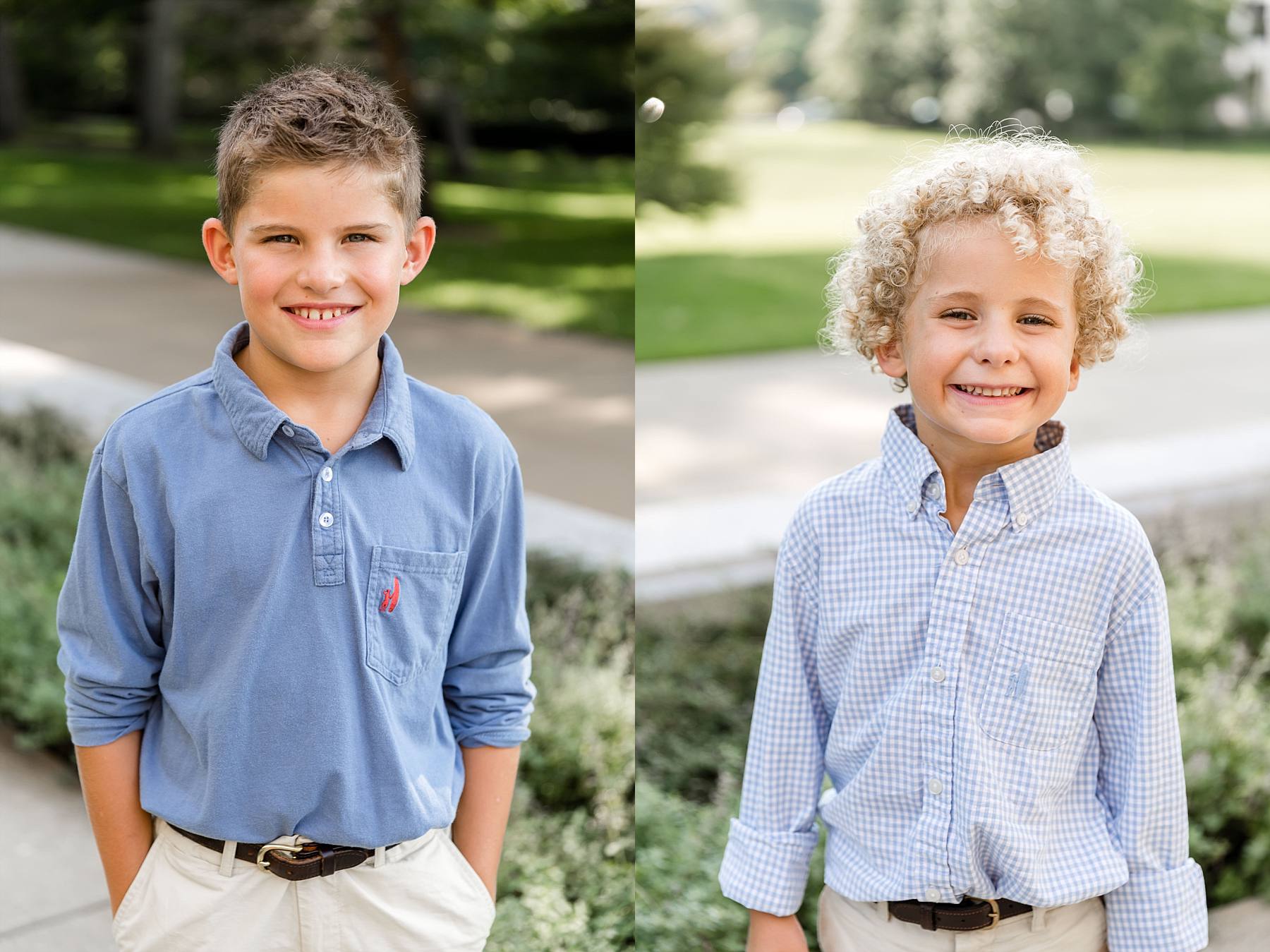 Chicago Family Photographer Summer Lifestyle Photos with Brothers