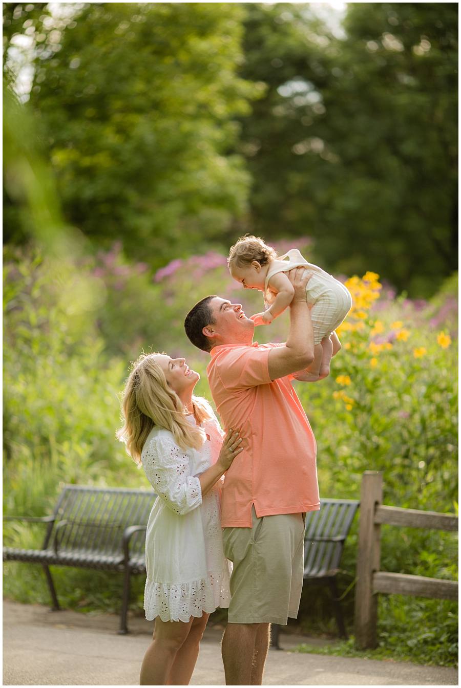 Chicago Family Photographer at Winnemac Park in Summer